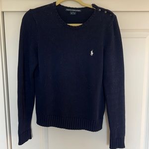 Vintage Ralph Lauren Navy Blue Sweater